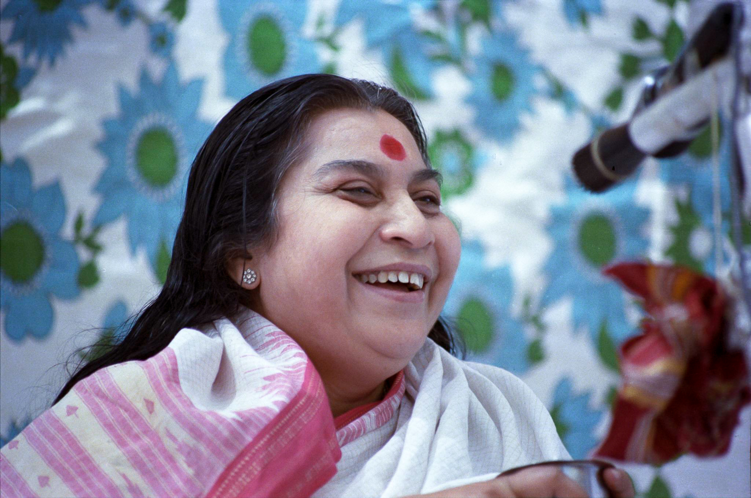 Speaking in Rahuri, India 1982