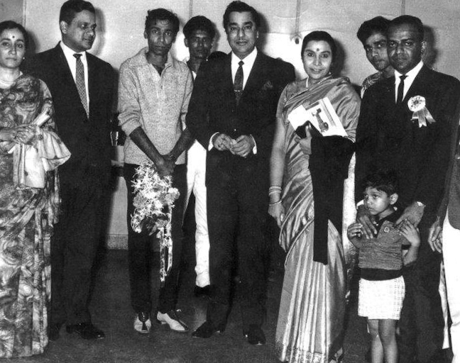 Shri Mataji with members of the Film Award Board in Mumbai